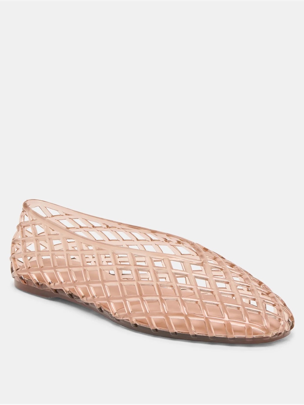 Dolce Vita Pink Nude Lattice Jelly Flat Loafer